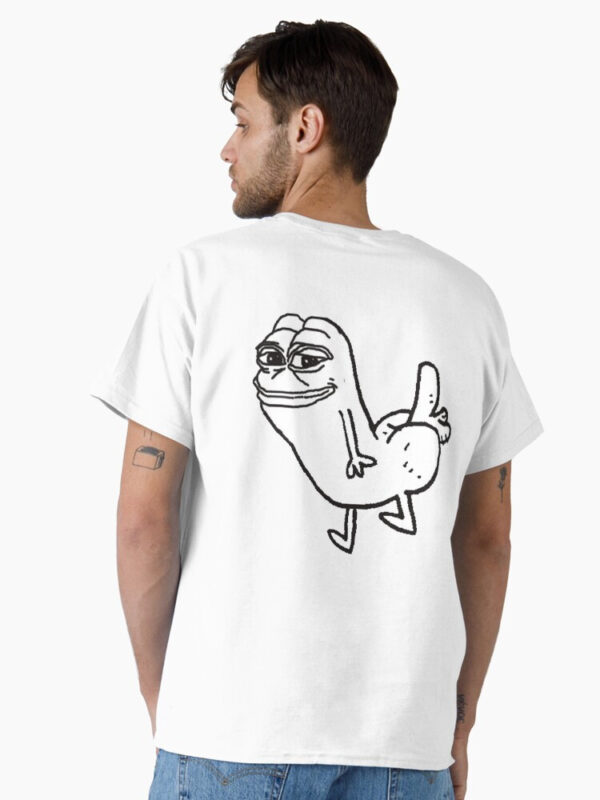 Pepe Dickbutt Classic T-Shirt - Image 6