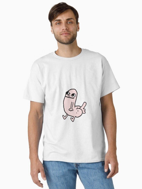 Pink DickButt Meme Classic T-Shirt - Image 4