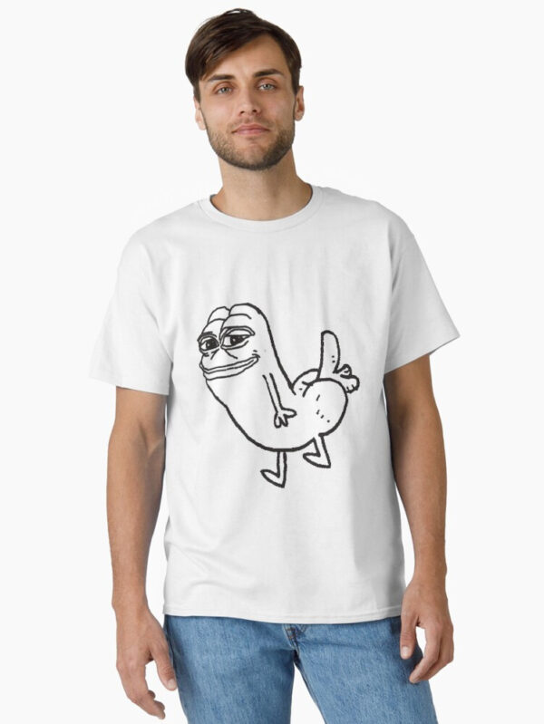 Pepe Dickbutt Classic T-Shirt - Image 4