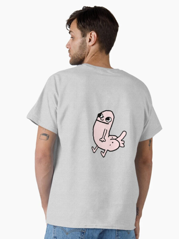 Pink DickButt Meme Classic T-Shirt - Image 9