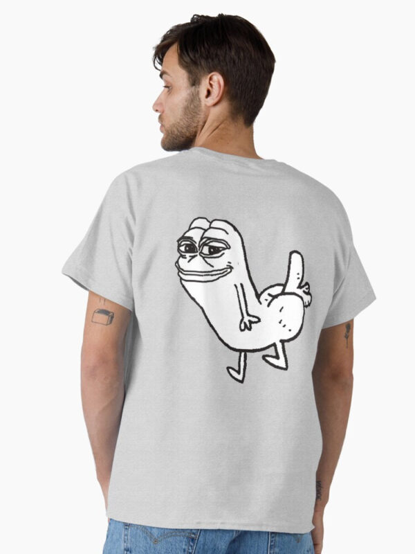Pepe Dickbutt Classic T-Shirt - Image 9