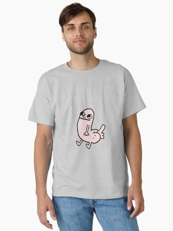 Pink DickButt Meme Classic T-Shirt - Image 7