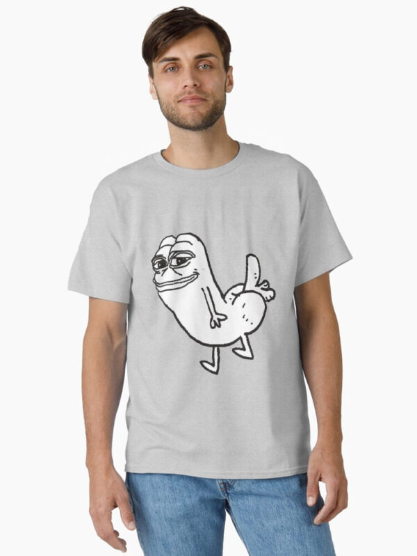 Pepe Dickbutt Classic T-Shirt - Image 7