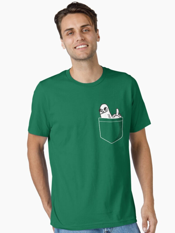Pocket DickButt Essential T-Shirt - Image 47