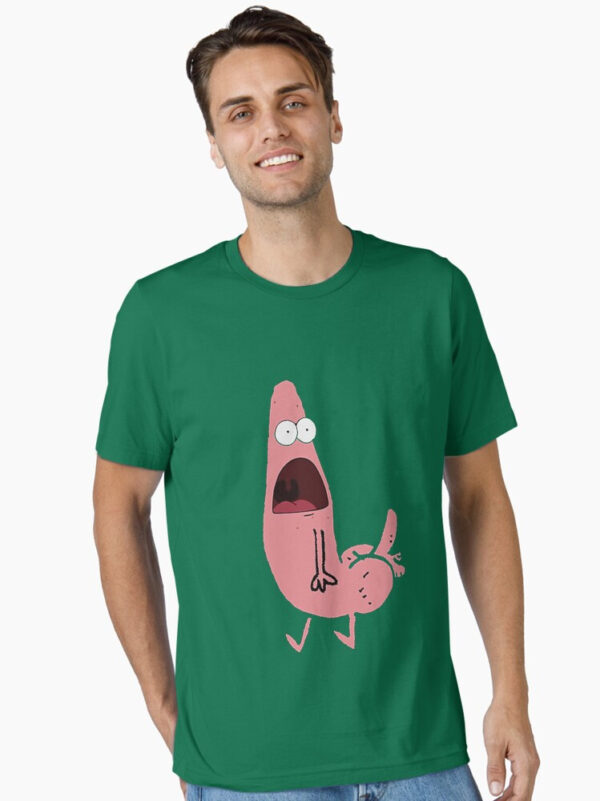 Patrick Dickbutt Essential T-Shirt - Image 46