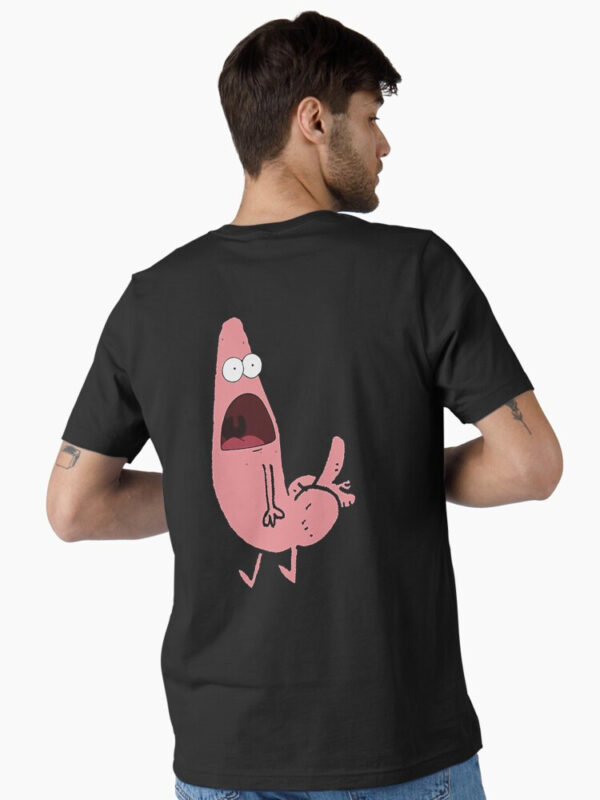 Patrick Dickbutt Essential T-Shirt - Image 3