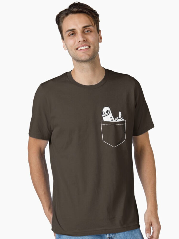 Pocket DickButt Essential T-Shirt - Image 53