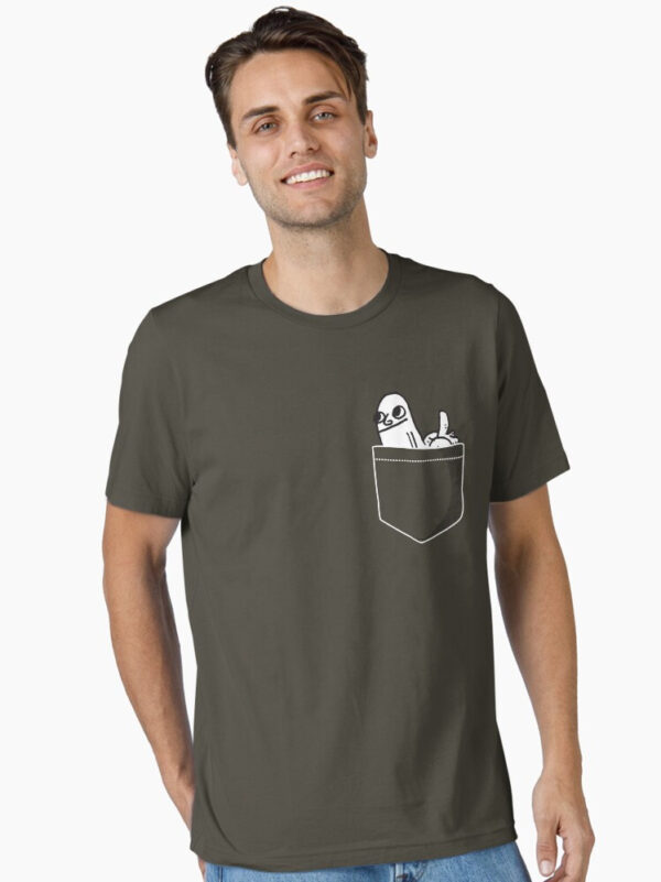 Pocket DickButt Essential T-Shirt - Image 41
