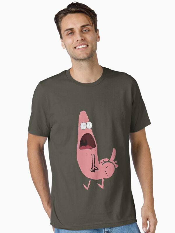 Patrick Dickbutt Essential T-Shirt - Image 40