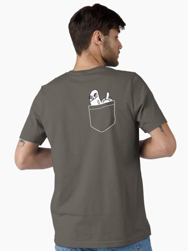 Pocket DickButt Essential T-Shirt - Image 46