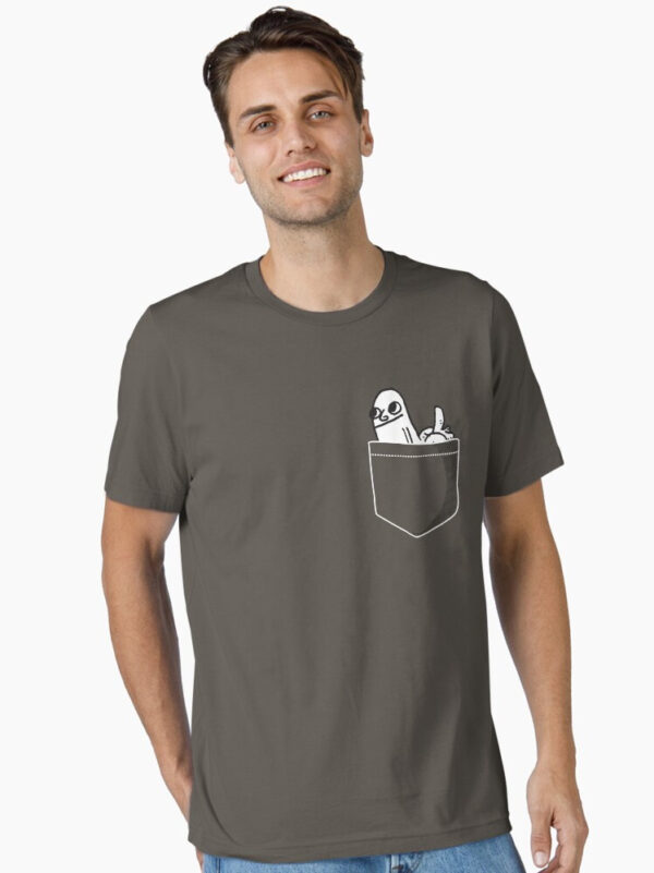 Pocket DickButt Essential T-Shirt - Image 44