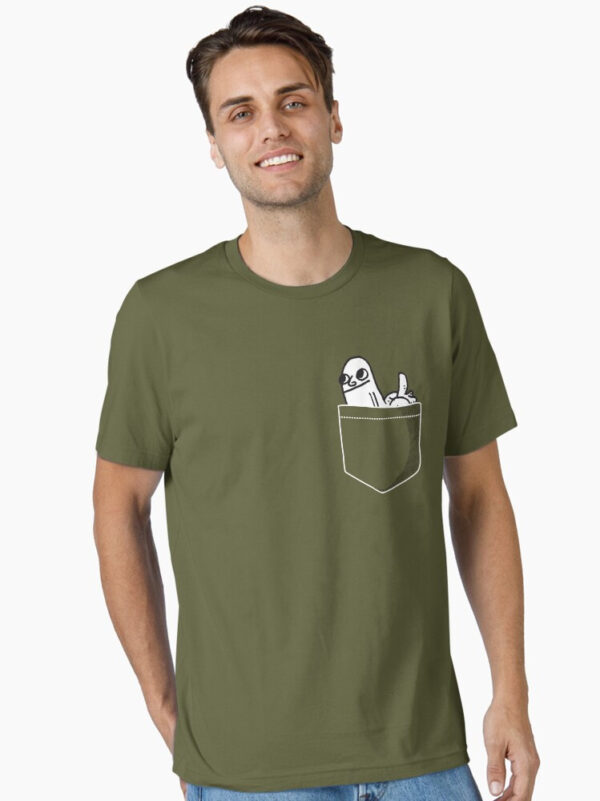 Pocket DickButt Essential T-Shirt - Image 50