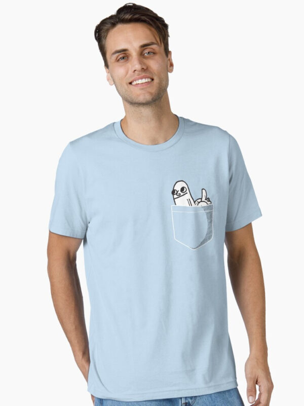 Pocket DickButt Essential T-Shirt - Image 20