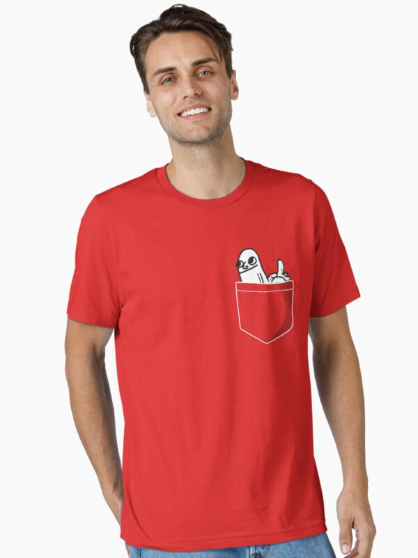 Pocket DickButt Essential T-Shirt - Image 35