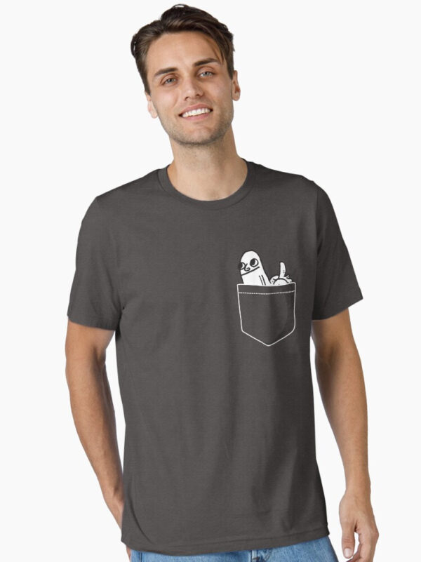 Pocket DickButt Essential T-Shirt - Image 8