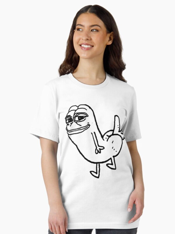 Pepe Dickbutt Essential T-Shirt - Image 4