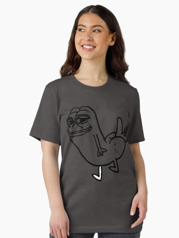 Pepe Dickbutt Essential T-Shirt - Image 7