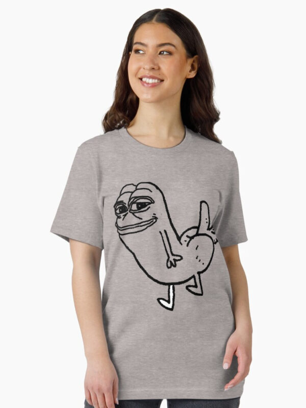 Pepe Dickbutt Essential T-Shirt - Image 10
