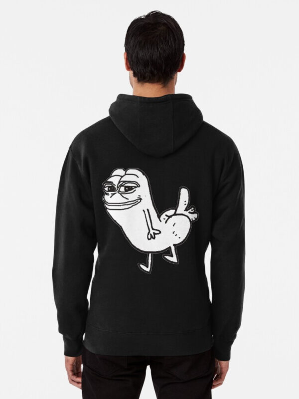 Pepe Dickbutt Pullover Hoodie - Image 3