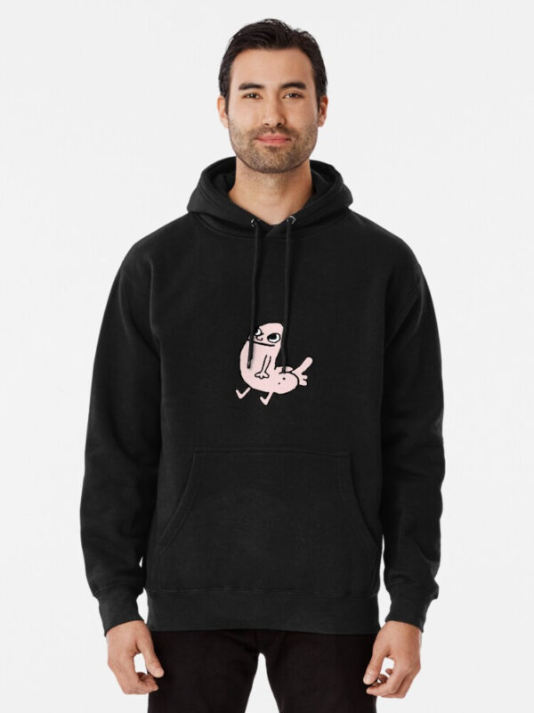 Pink DickButt Meme Pullover Hoodie