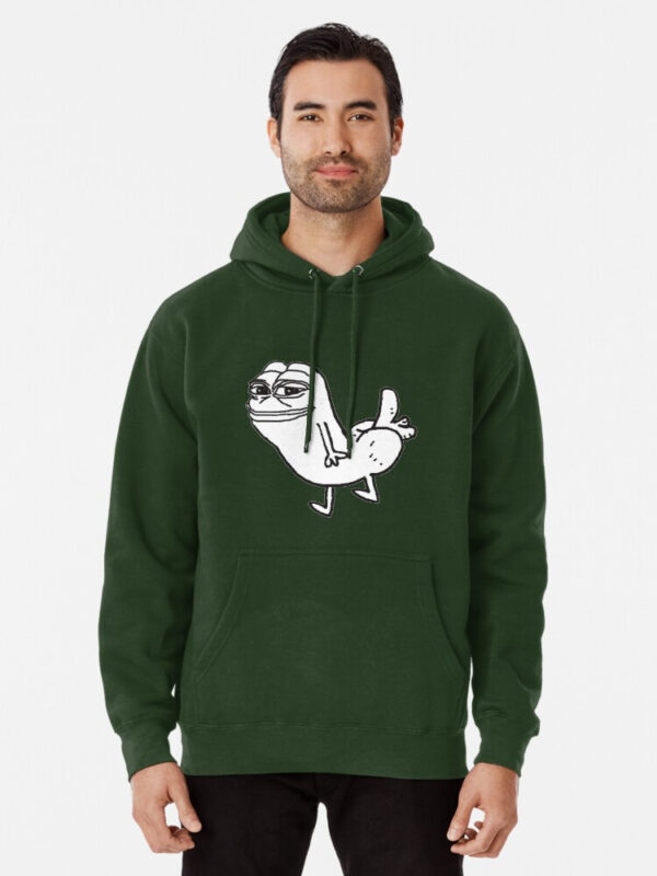 Pepe Dickbutt Pullover Hoodie - Image 19