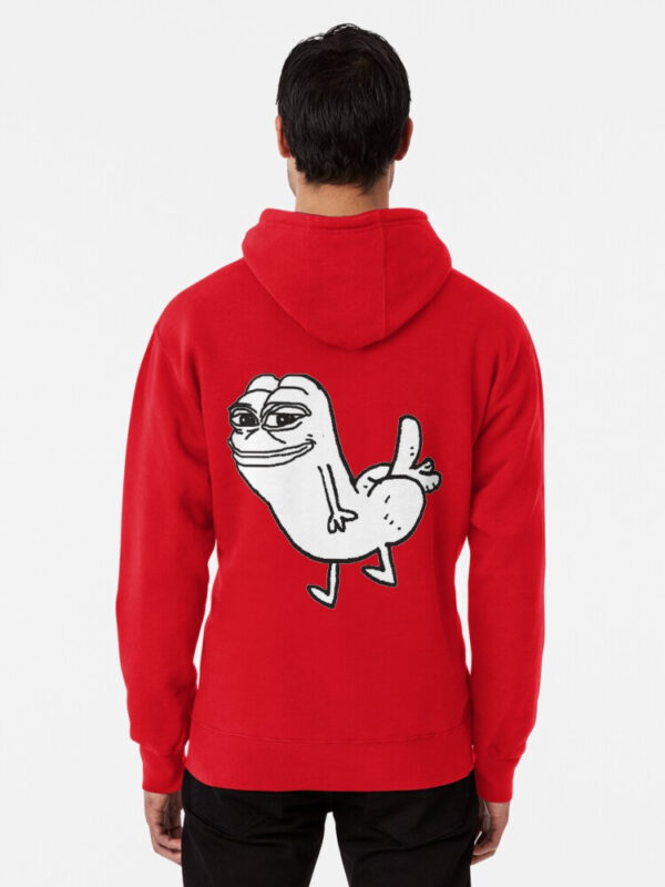 Pepe Dickbutt Pullover Hoodie - Image 9