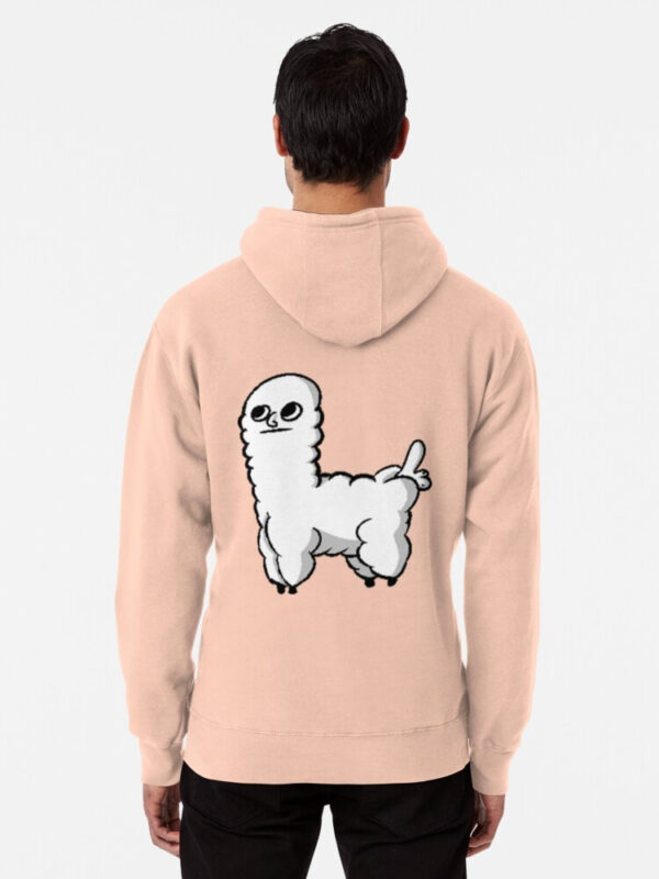 Sheep Dickbutt Meme Pullover Hoodie - Image 33