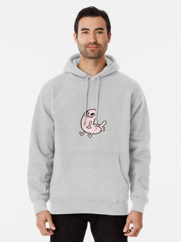 Pink DickButt Meme Pullover Hoodie - Image 13