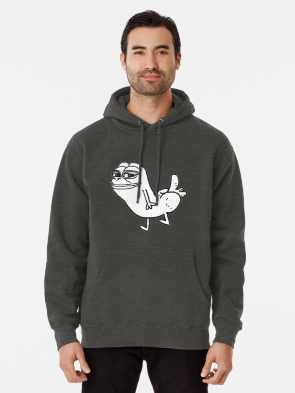 Pepe Dickbutt Pullover Hoodie - Image 10