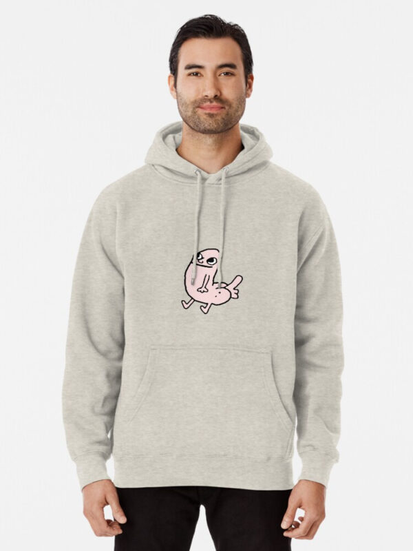Pink DickButt Meme Pullover Hoodie - Image 16