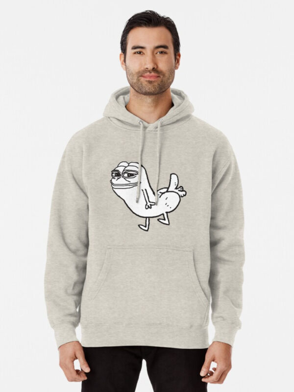 Pepe Dickbutt Pullover Hoodie - Image 16