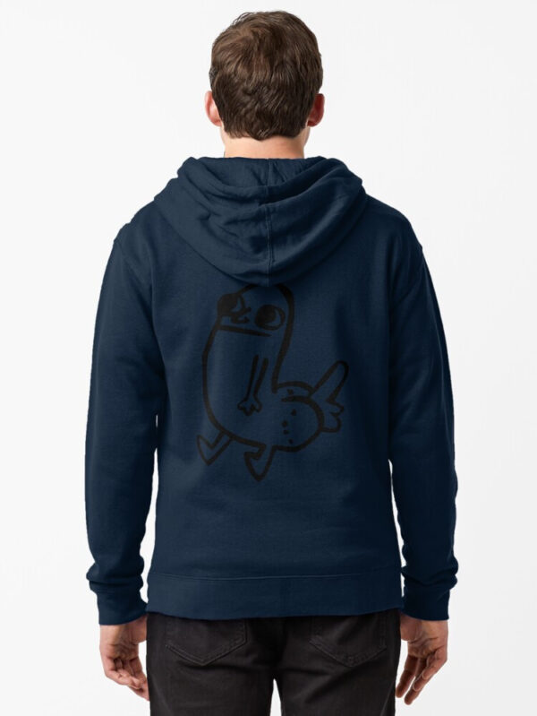 dickbutt Zipped Hoodie - Image 12
