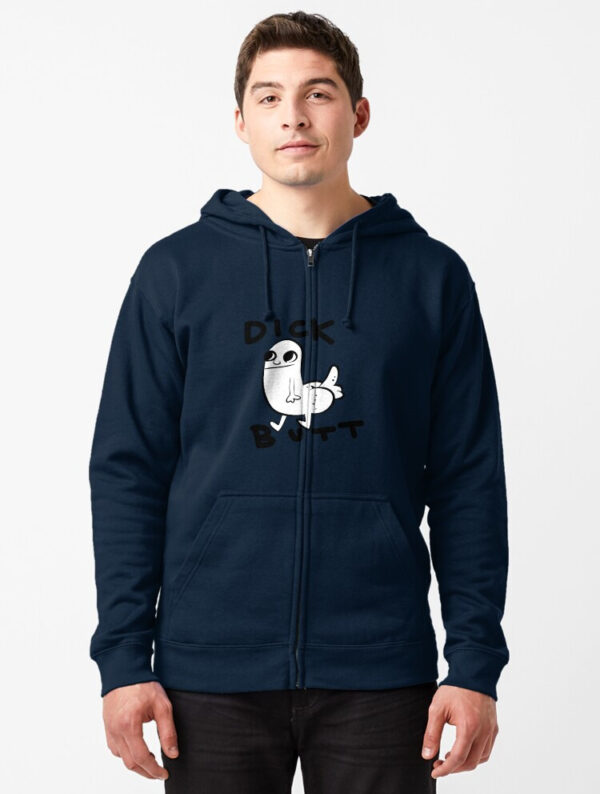 Dickbutt Zipped Hoodie - Image 10