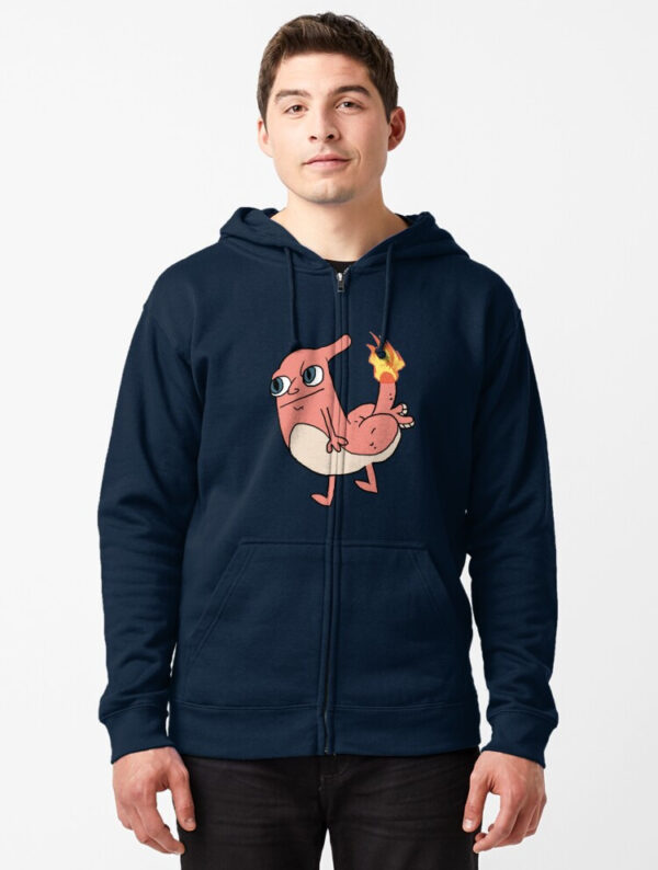 Buttmelon Zipped Hoodie - Image 10