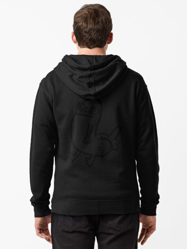 dickbutt Zipped Hoodie - Image 3