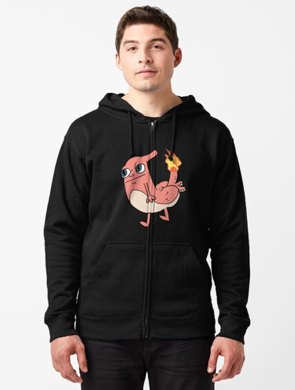 Buttmelon Zipped Hoodie