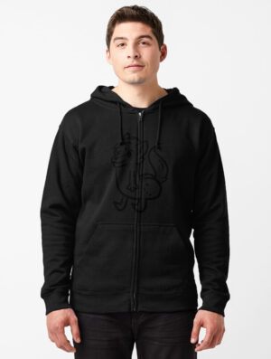 furry butt meme Zipped Hoodie