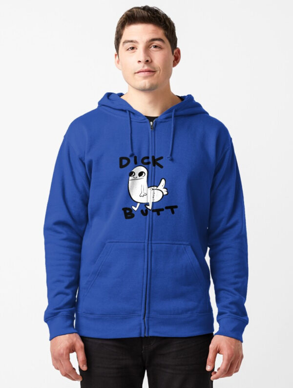 Dickbutt Zipped Hoodie