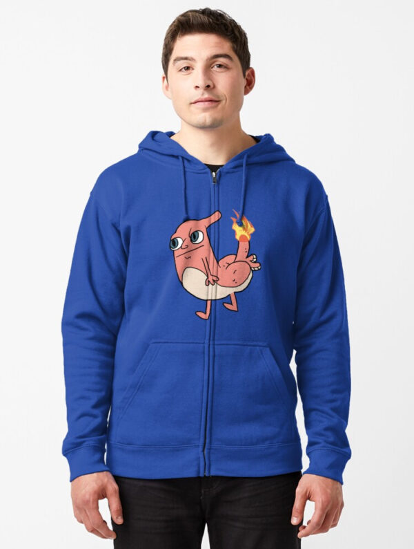 Buttmelon Zipped Hoodie - Image 13