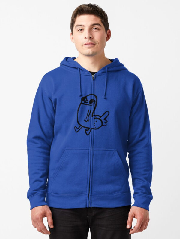 dickbutt Zipped Hoodie - Image 13
