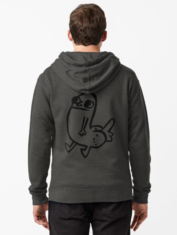 dickbutt Zipped Hoodie - Image 6