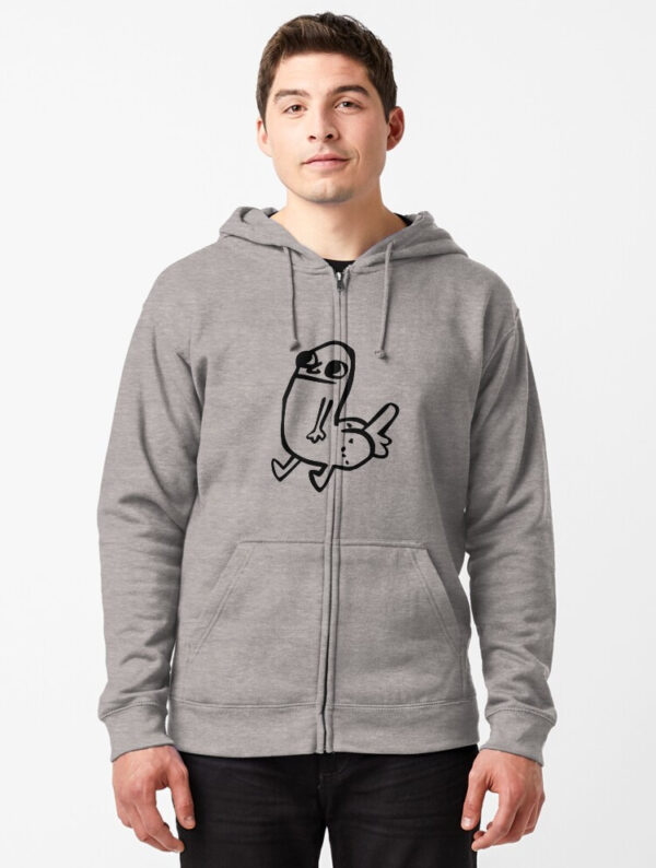 dickbutt Zipped Hoodie - Image 16