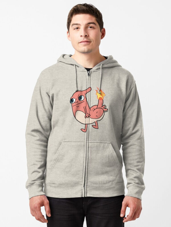 Buttmelon Zipped Hoodie - Image 7