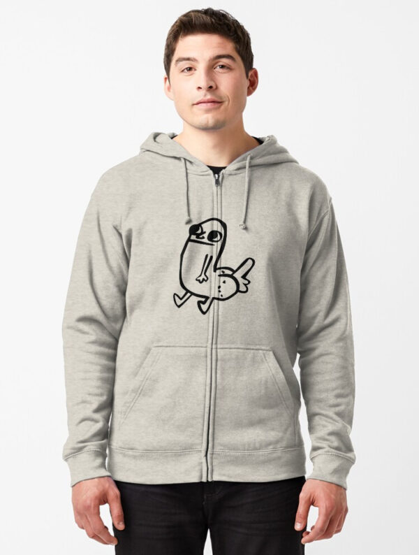 dickbutt Zipped Hoodie - Image 7