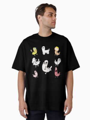Dickbutt Meme Collection Oversized T-Shirt