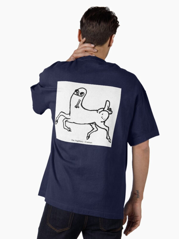 Dickbutt Centaur Oversized T-Shirt - Image 9