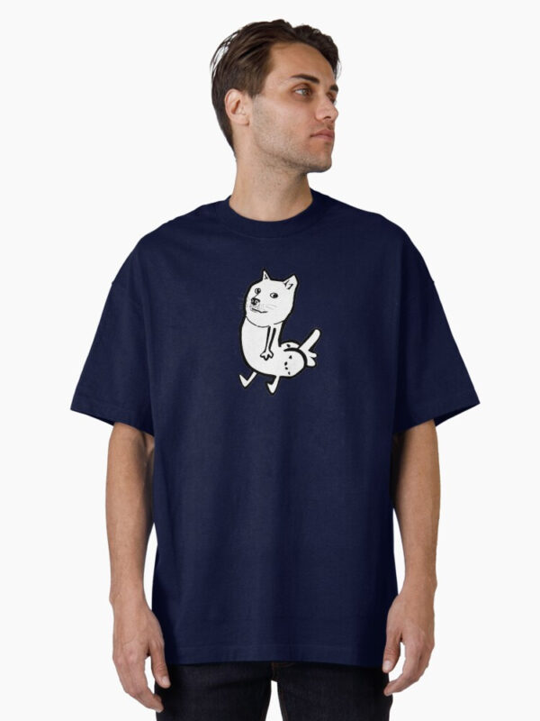 Doge Dickbutt Oversized T-Shirt - Image 7