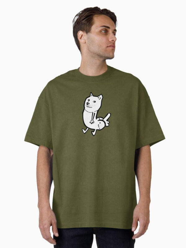 Doge Dickbutt Oversized T-Shirt - Image 19