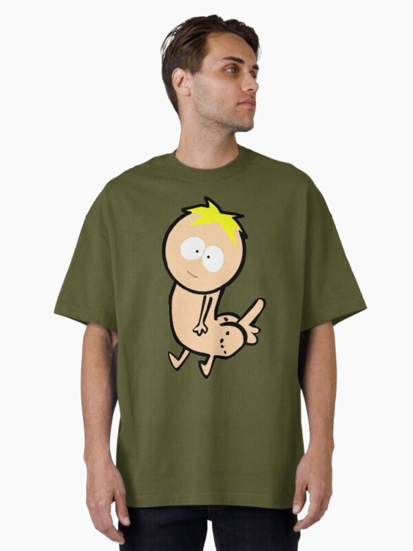 Butters Dickbutt Oversized T-Shirt - Image 19