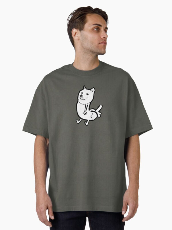 Doge Dickbutt Oversized T-Shirt - Image 10